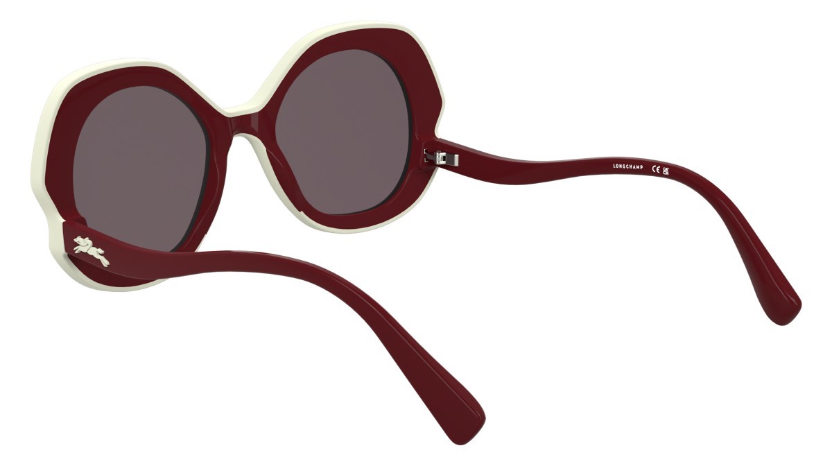 Sunglasses Longchamp LO780S (601) color burgundy shape oval lenses solid plum