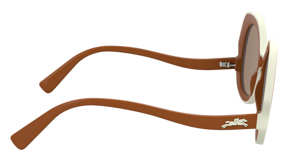 Occhiali da sole Longchamp LO780S (842) colore orange forma ovale lenti solid brown