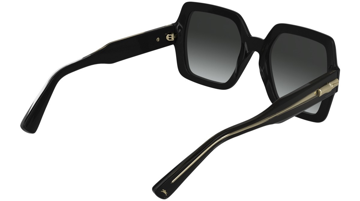 Occhiali da sole Longchamp LO790S (001) colore black forma quadrato lenti gradient grey