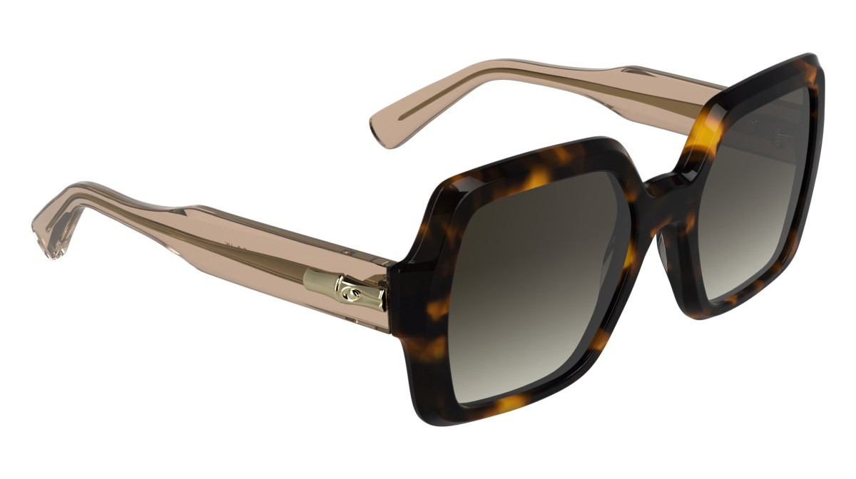 Sunglasses Longchamp LO790S (231) color brown havana shape square lenses gradient brown