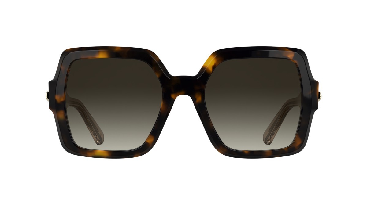 Sunglasses Longchamp LO790S (231) color brown havana shape square lenses gradient brown