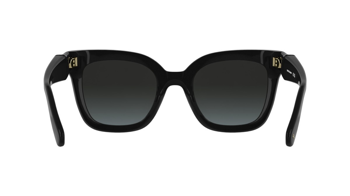 Occhiali da sole Longchamp LO793S (001) colore black forma rettangolare lenti gradient grey