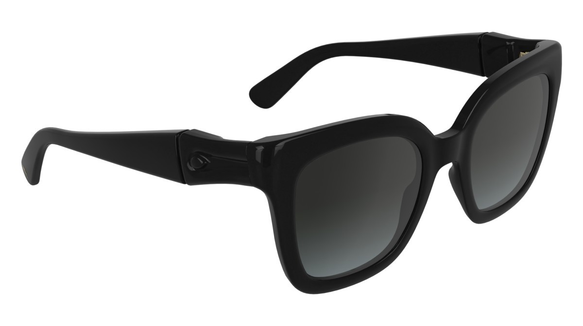 Occhiali da sole Longchamp LO793S (001) colore black forma rettangolare lenti gradient grey