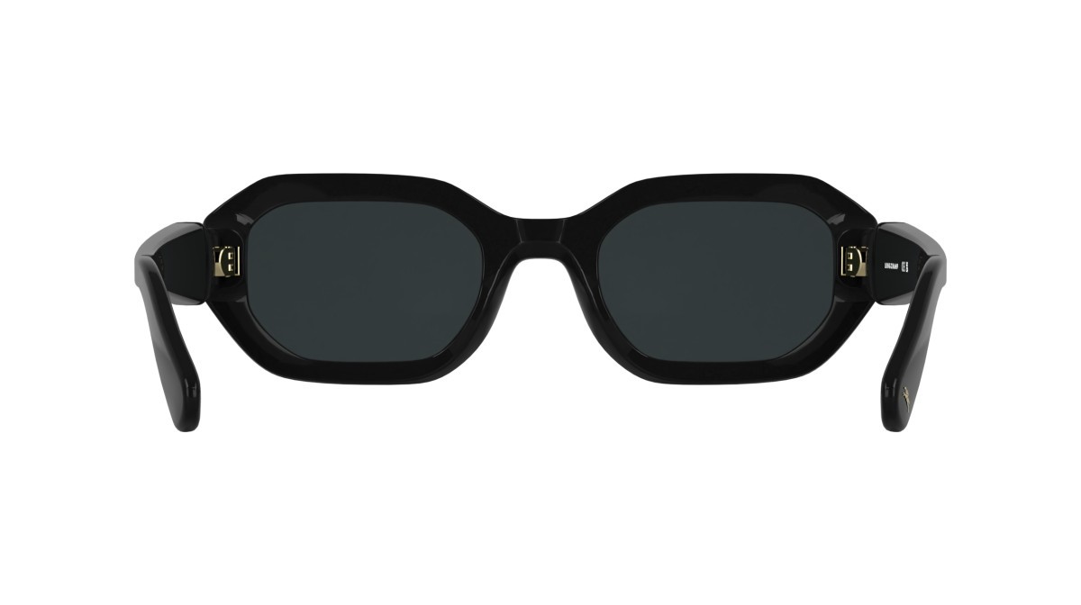 Sunglasses Longchamp LO794S (001) color black shape rectangle lenses solid smoke