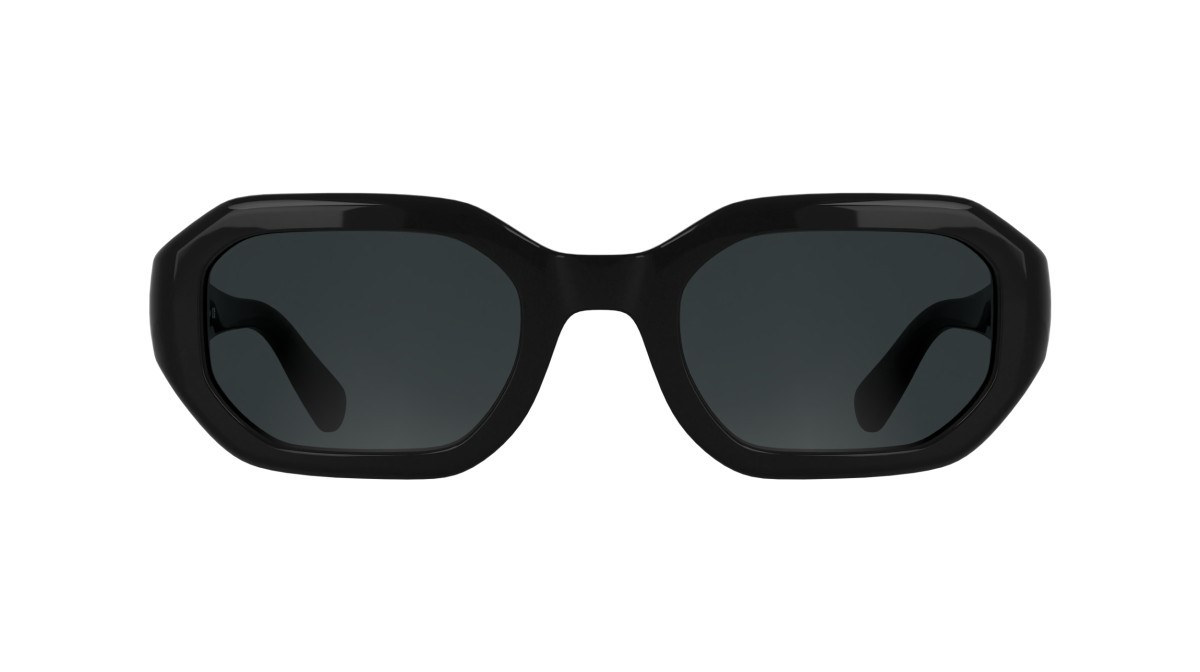 Sunglasses Longchamp LO794S (001) color black shape rectangle lenses solid smoke