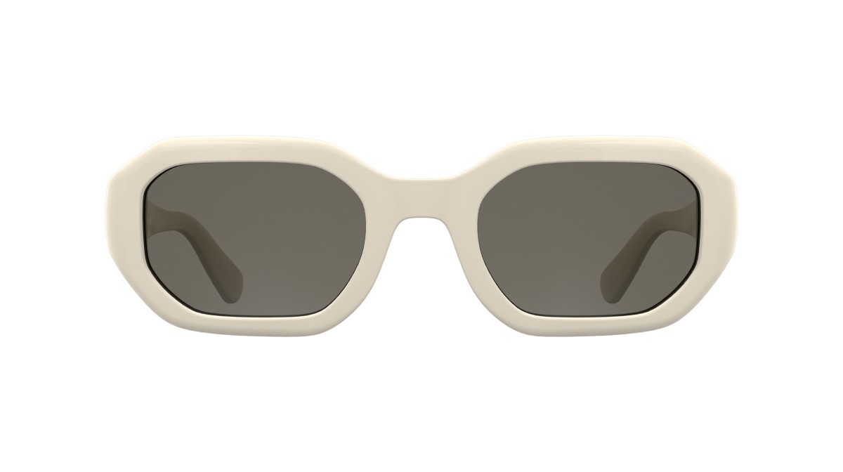 Sunglasses Longchamp LO794S (107) color ivory shape rectangle lenses sild light brown
