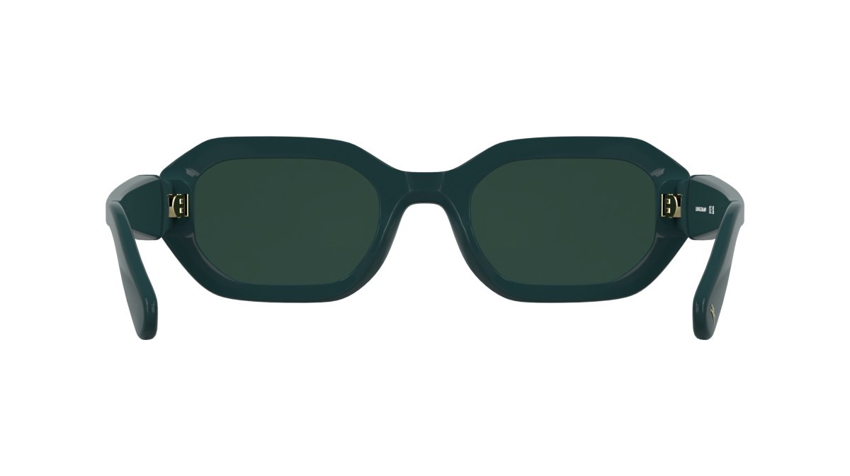 Sunglasses Longchamp LO794S (303) color green shape rectangle lenses solid green