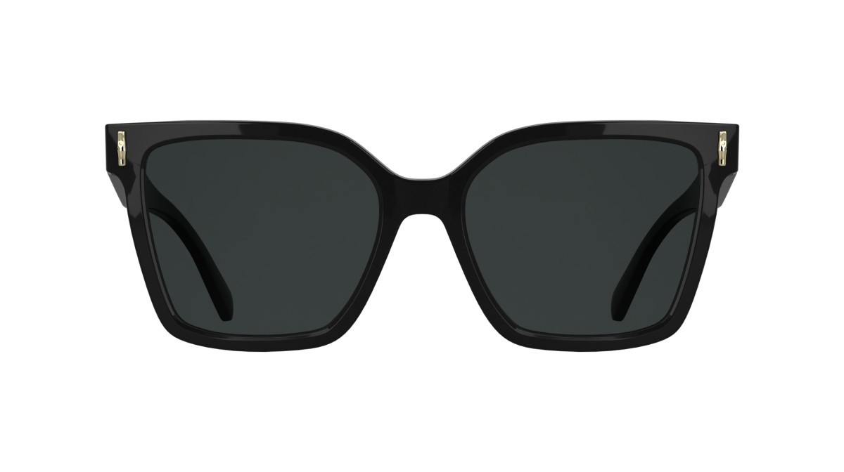 Occhiali da sole Longchamp LO802S (001) colore black forma rettangolare lenti solid smoke