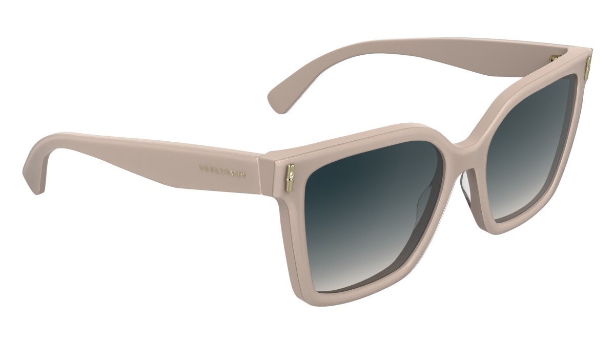 Occhiali da sole Longchamp LO802S (610) colore rose forma rettangolare lenti gradient blue rose