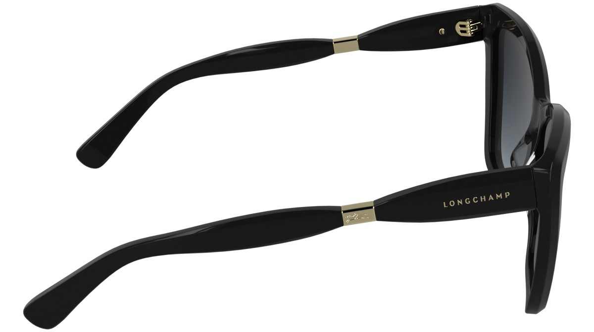 Occhiali da sole Longchamp LO803S (001) colore black forma farfalla lenti gradient gray