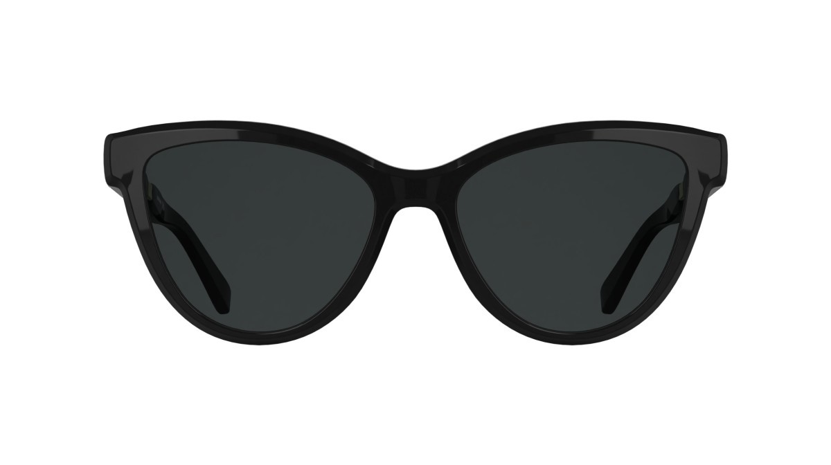 Occhiali da sole Longchamp LO804S (001) colore black forma cat eye lenti solid gray