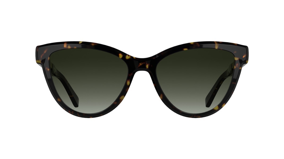 Occhiali da sole Longchamp LO804S (242) colore dark havana forma cat eye lenti gradient khaki