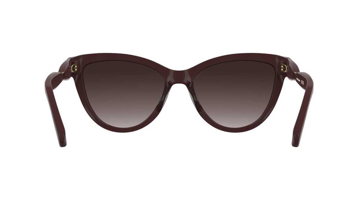 Occhiali da sole Longchamp LO804S (601) colore burgundy forma cat eye lenti gradient brown