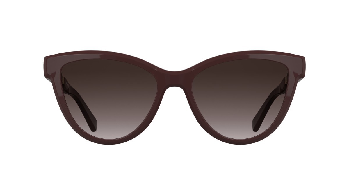 Occhiali da sole Longchamp LO804S (601) colore burgundy forma cat eye lenti gradient brown
