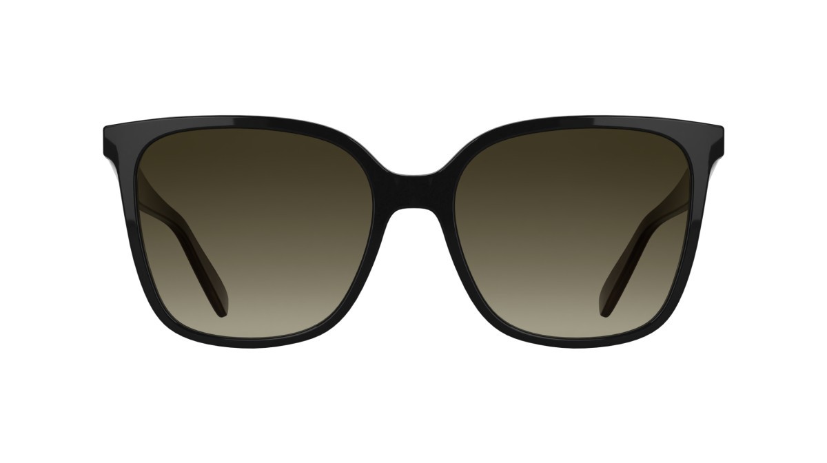 Occhiali da sole Longchamp LO807S (001) colore black forma rettangolare lenti gradient brown