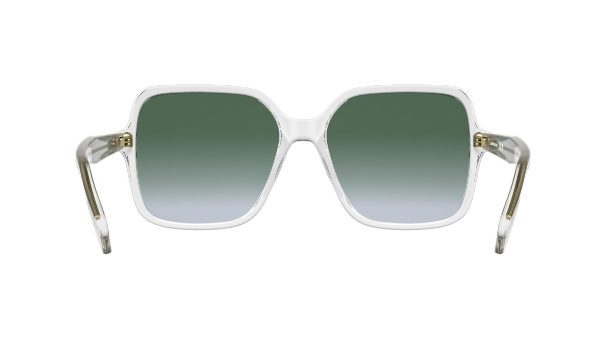 Occhiali da sole Longchamp LO808S (900) colore crystal forma rettangolare lenti gradient green azure