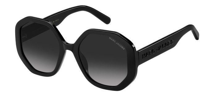 Occhiali da sole Marc Jacobs MARC 659/S 205875 (807 9O) colore black forma geometrico lenti dark grey shaded
