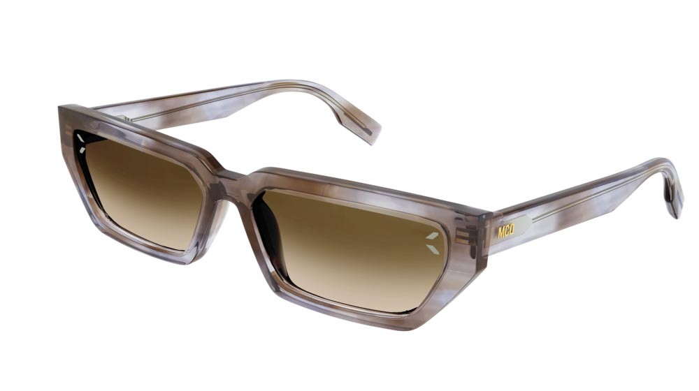 Sunglasses McQ Collection 0 MQ0302S-006 color havana shape rectangle lenses brown