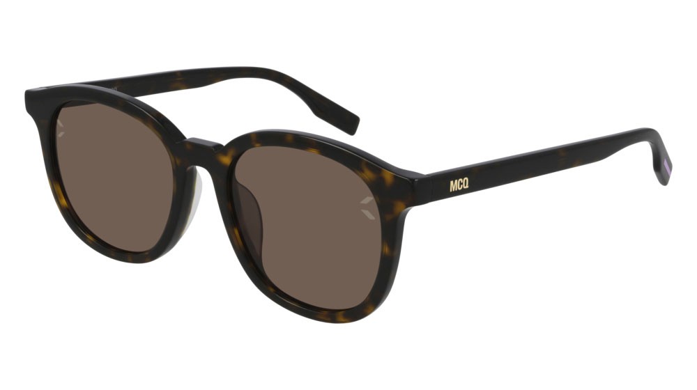 Sunglasses McQ Collection 0 MQ0303SK-002 color havana shape rectangle lenses brown