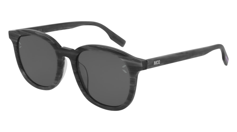 Sunglasses McQ Collection 0 MQ0303SK-003 color black shape rectangle lenses smoke