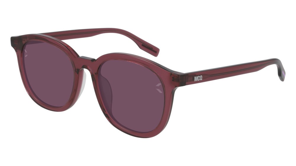 Sunglasses McQ Collection 0 MQ0303SK-004 color burgundy shape rectangle lenses violet