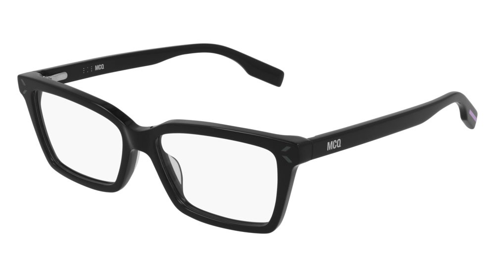 Occhiali da vista McQ Collection 0 MQ0307O-001 colore black forma rettangolare lenti transparent