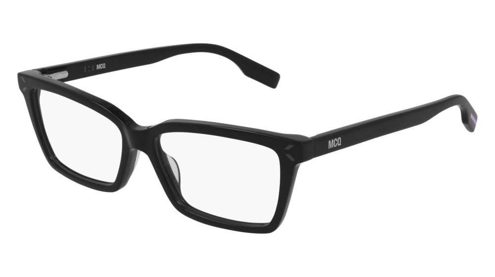 Occhiali da vista McQ Collection 0 MQ0307O-005 colore black forma rettangolare lenti transparent