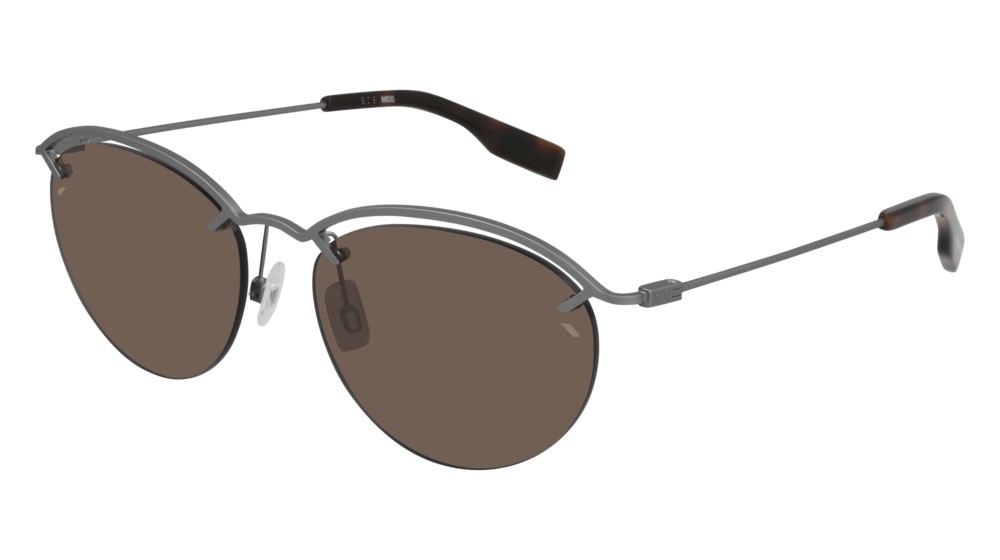 Sunglasses McQ Collection 0 MQ0314S-002 color ruthenium shape round lenses brown