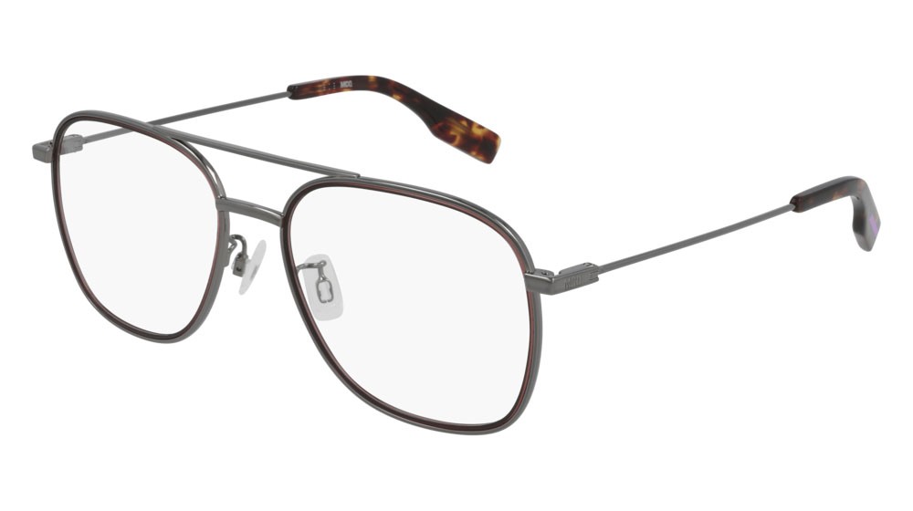 Eyeglasses McQ Collection 0 MQ0315O-003 color ruthenium shape aviator lenses transparent