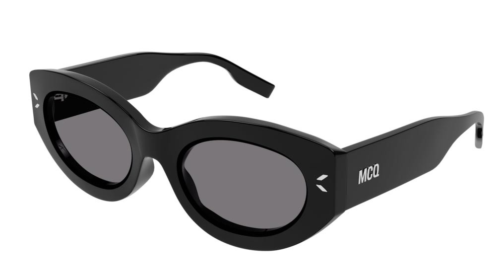 Sunglasses McQ Collection 0 MQ0324S-001 color black shape cat eye lenses grey