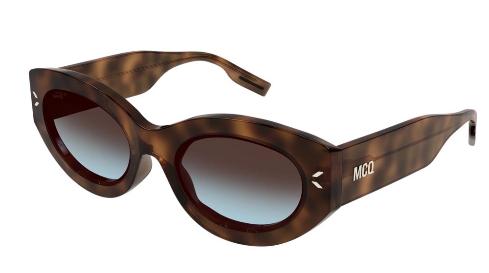 Sunglasses McQ Collection 0 MQ0324S-002 color havana shape cat eye lenses brown