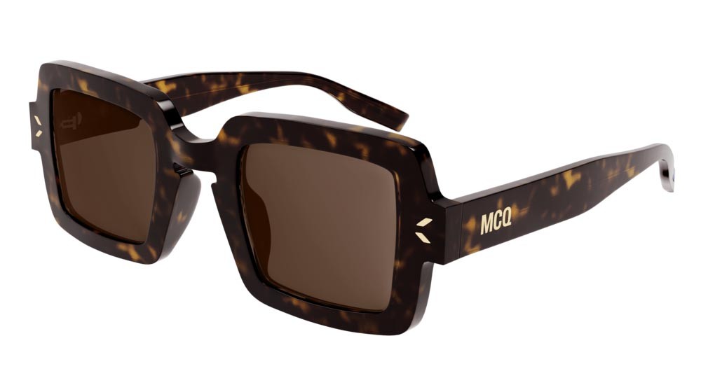 Sunglasses McQ Collection 0 MQ0326S-002 color havana shape rectangle lenses brown