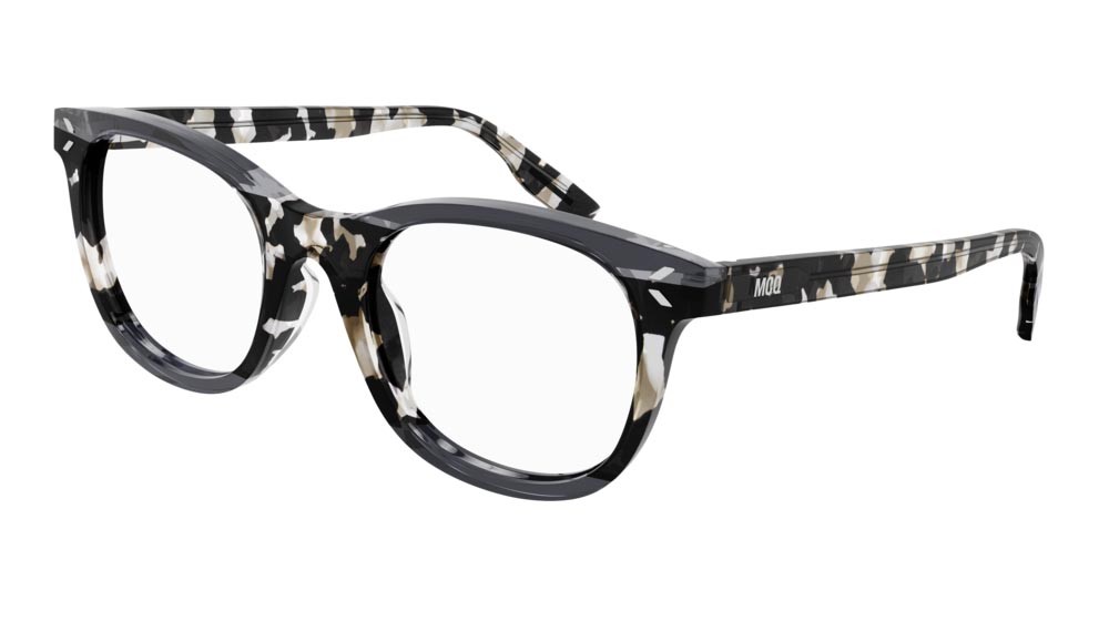 Eyeglasses McQ Collection 0 MQ0328O-004 color havana shape round lenses transparent