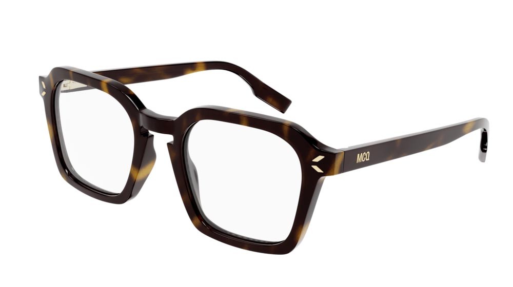 Eyeglasses McQ Collection 0 MQ0329O-002 color havana shape geometric lenses transparent