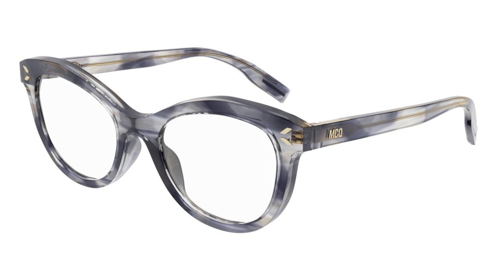 Occhiali da vista McQ Collection 0 MQ0330O-003 colore havana forma cat eye lenti transparent