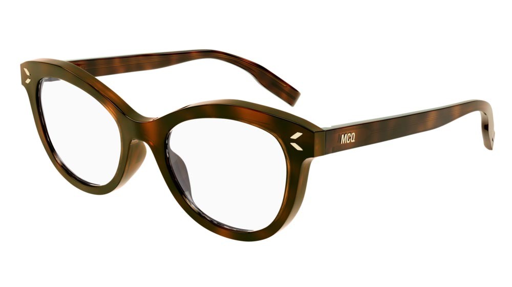 Occhiali da vista McQ Collection 0 MQ0330O-006 colore havana forma cat eye lenti transparent