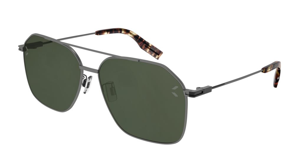 Sunglasses McQ Collection 0 MQ0331S-002 color ruthenium shape aviator lenses green
