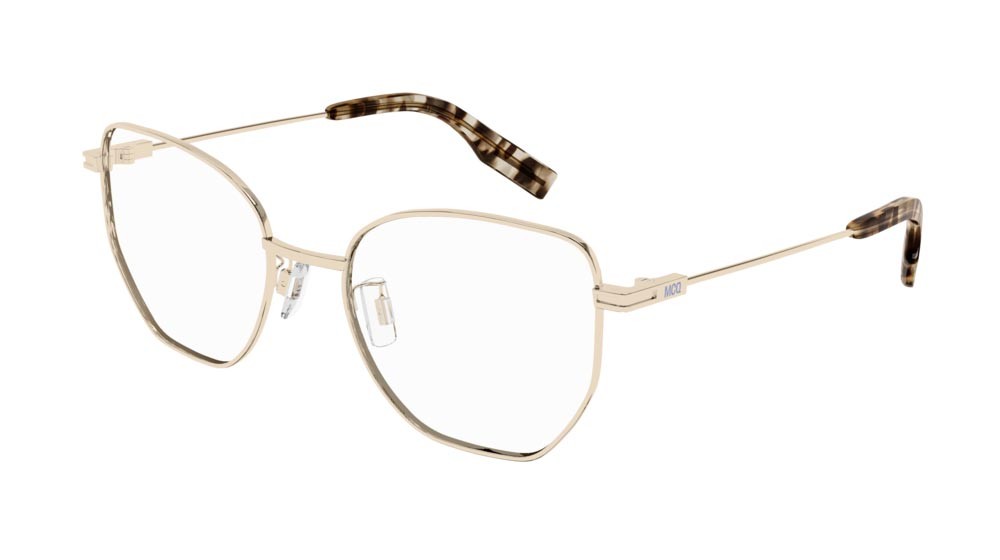 Occhiali da vista McQ Collection 0 MQ0335O-003 colore gold forma cat eye lenti transparent