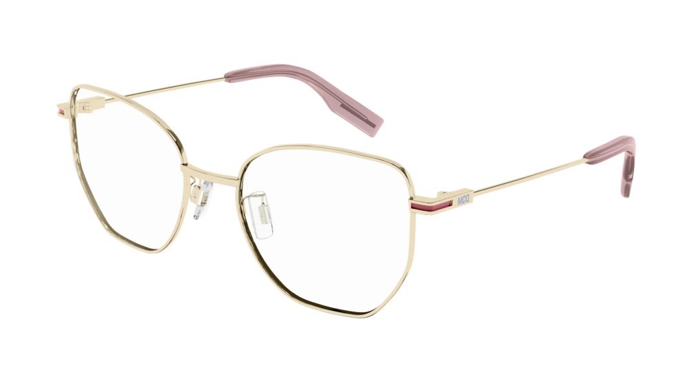 Occhiali da vista McQ Collection 0 MQ0335O-005 colore gold forma cat eye lenti transparent