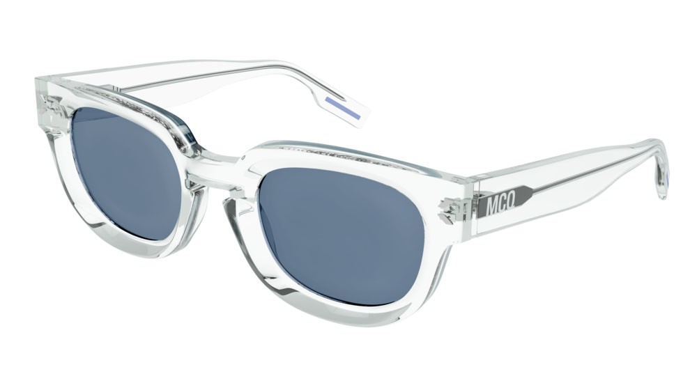 Sunglasses McQ Collection 0 MQ0346S-004 color crystal shape round lenses grey
