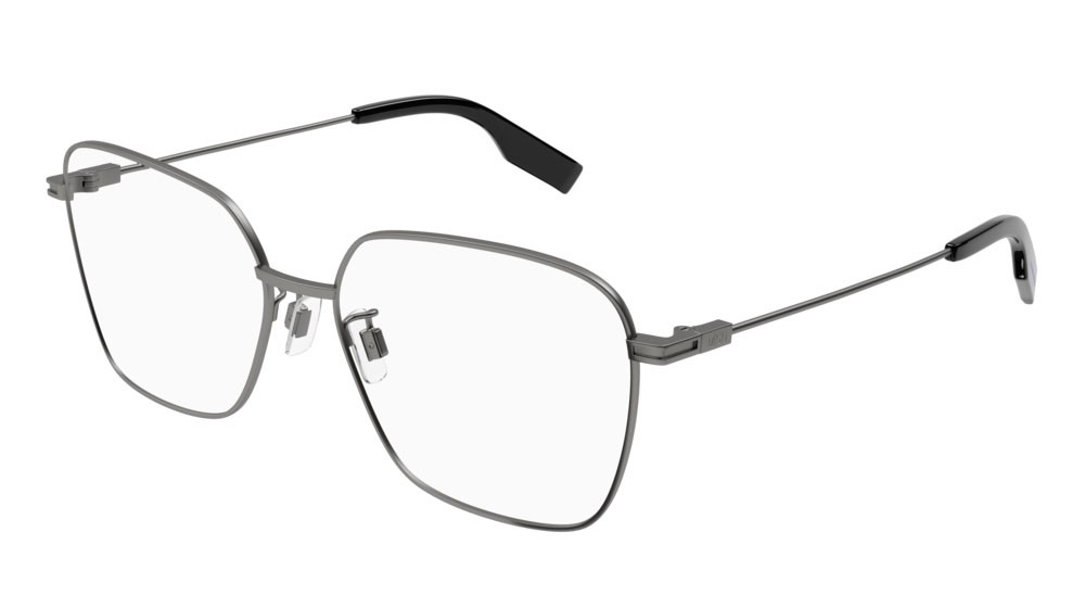 Eyeglasses McQ Collection 0 MQ0353O-003 color ruthenium shape rectangle lenses transparent