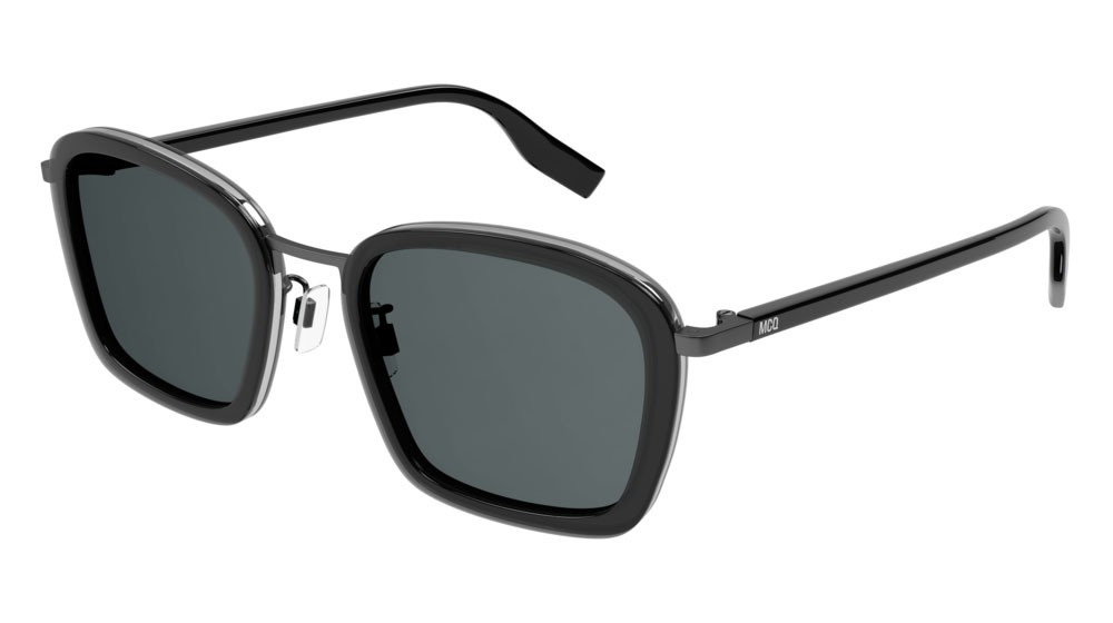 Sunglasses McQ Collection 0 MQ0355S-001 color ruthenium shape rectangle lenses smoke