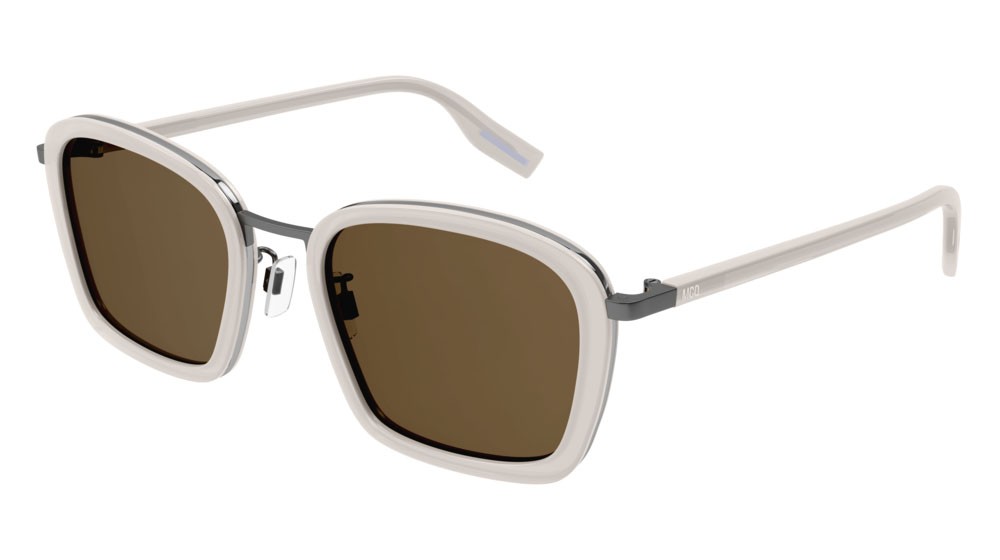 Sunglasses McQ Collection 0 MQ0355S-003 color ruthenium shape rectangle lenses brown