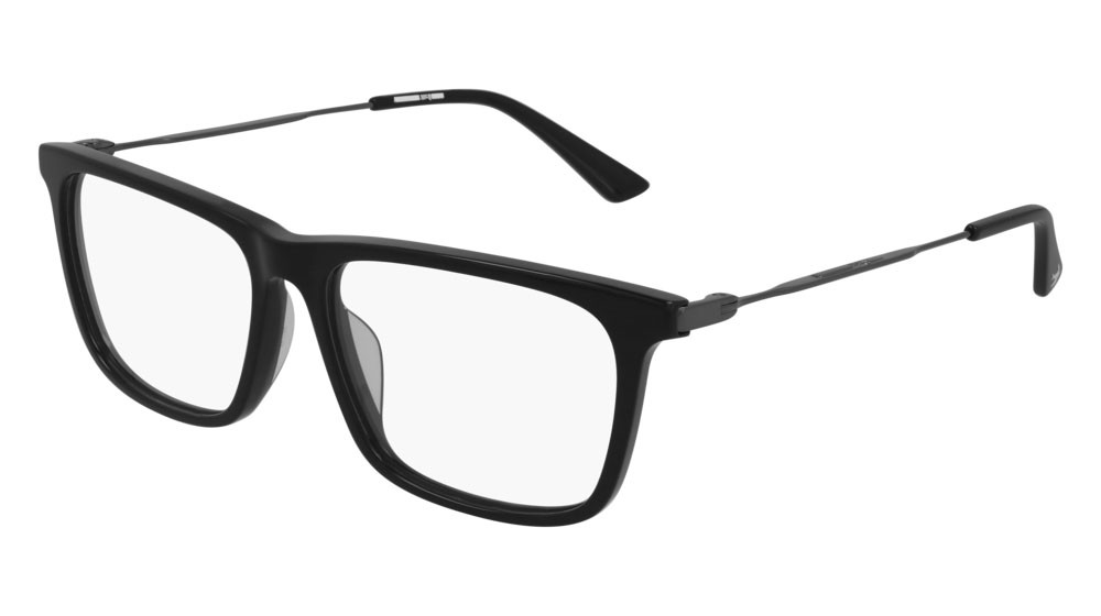 Eyeglasses McQ Iconic MQ0280OA-001 color ruthenium shape rectangle lenses transparent