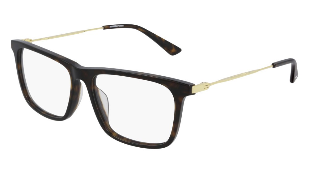 Occhiali da vista McQ Iconic MQ0280OA-002 colore gold forma rettangolare lenti transparent