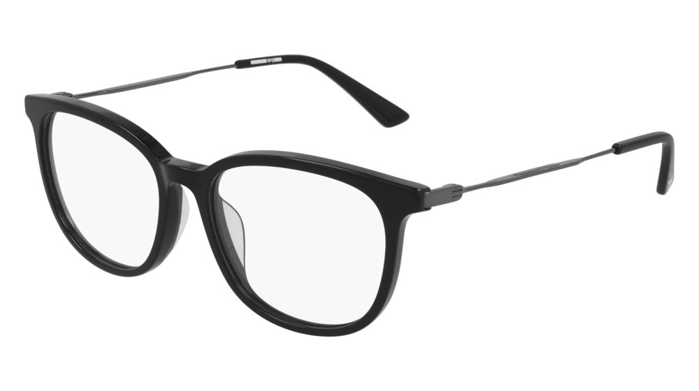 Occhiali da vista McQ Iconic MQ0281OA-001 colore ruthenium forma rotondo lenti transparent