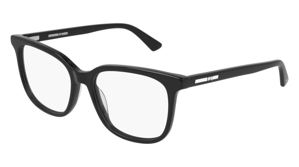 Occhiali da vista McQ London Calling MQ0276O-001 colore black forma rettangolare lenti transparent