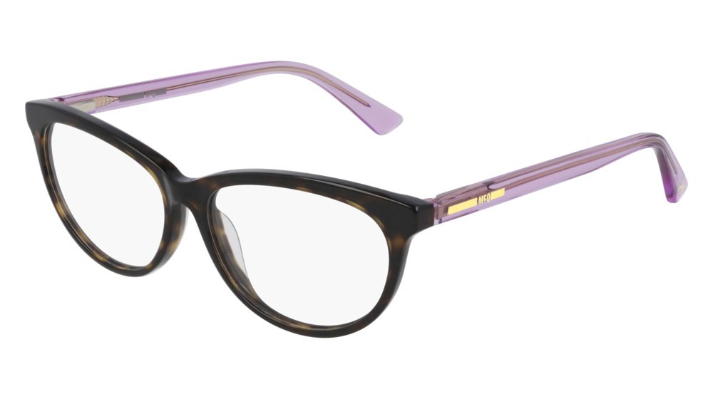 Eyeglasses McQ London Calling MQ0294OP-001 color black shape cat eye lenses transparent