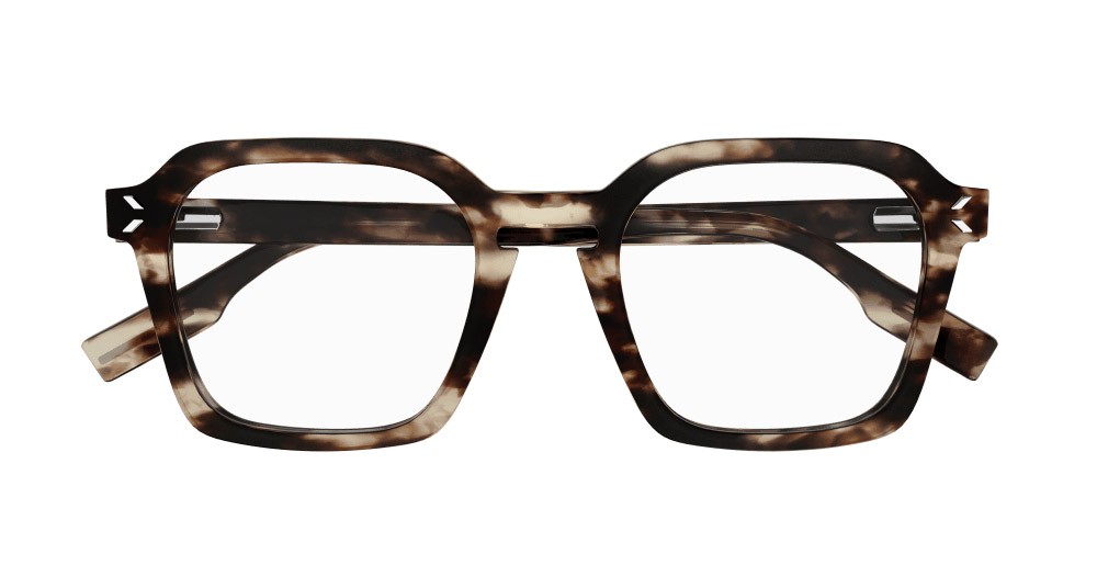 Eyeglasses McQ MQ0329O-007 color havana shape geometric lenses trasparente