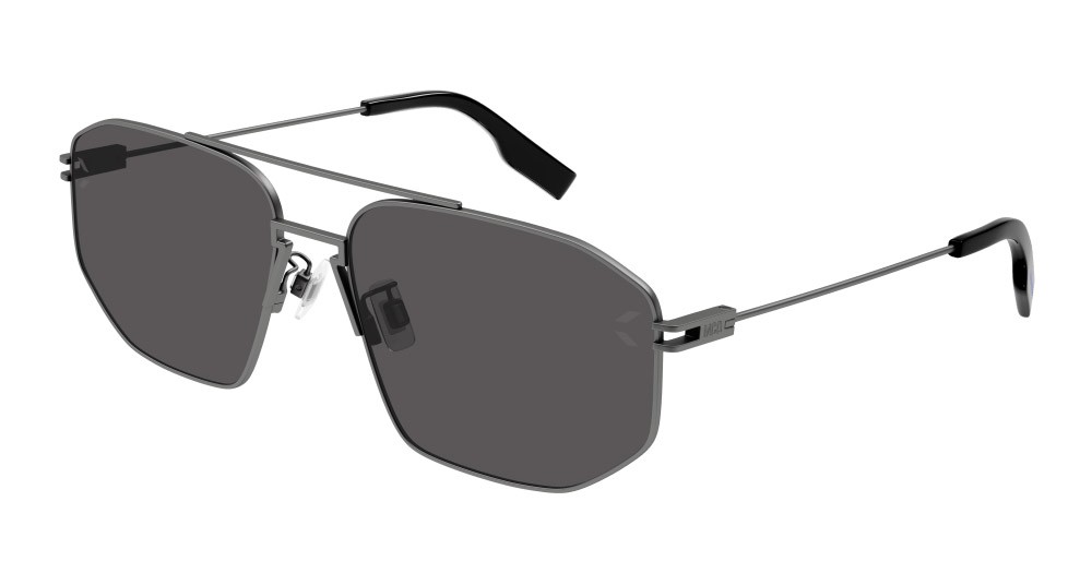 Sunglasses McQ MQ0369S-001 color rutenio shape aviator lenses grigio